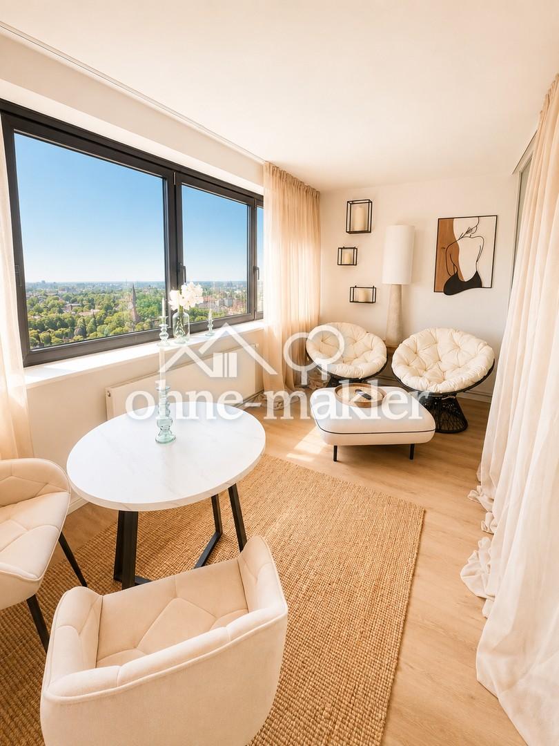 Fully furnished high-rise residence 29F/ W2 Panorama views over Hamburg - Foto 1