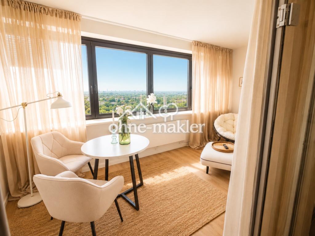 Fully furnished high-rise residence 29F/ W2 Panorama views over Hamburg - Foto 2