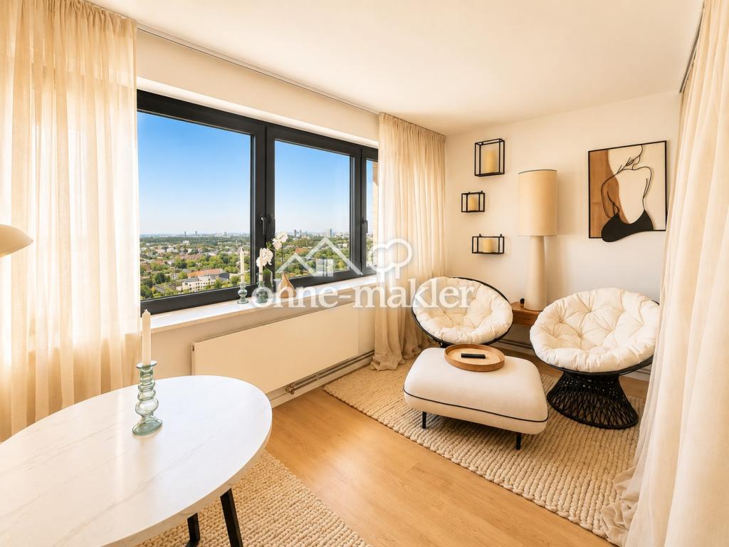 Fully furnished high-rise residence 29F/ W5 Panorama views over Hamburg - Foto 1