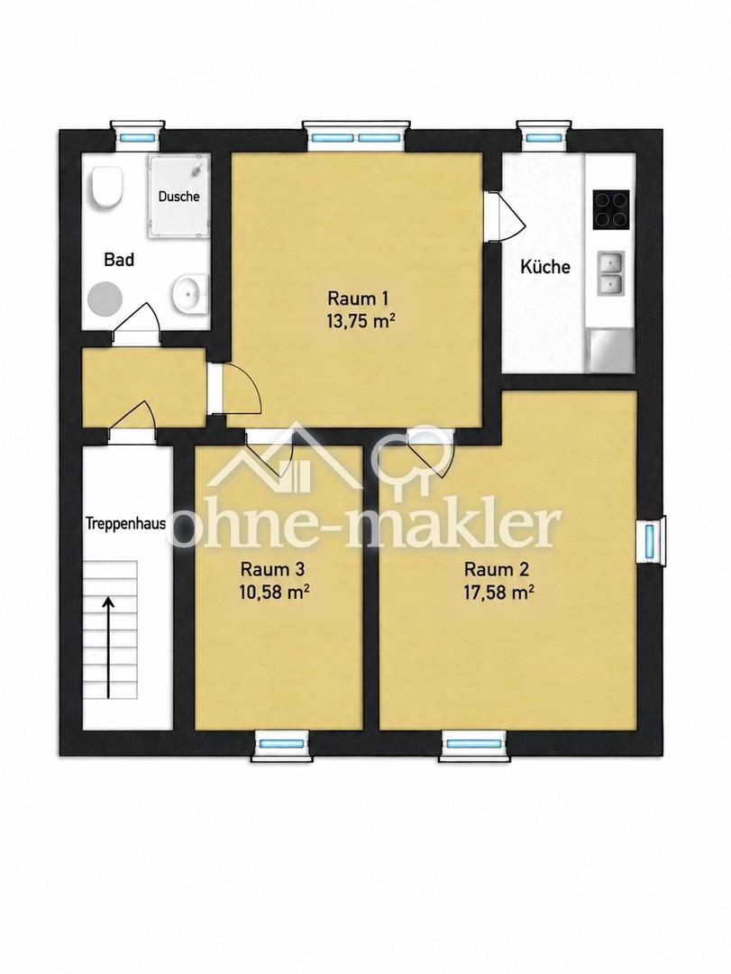 3 Zimmer EG Wohnung, frei ab sofort - Foto 4