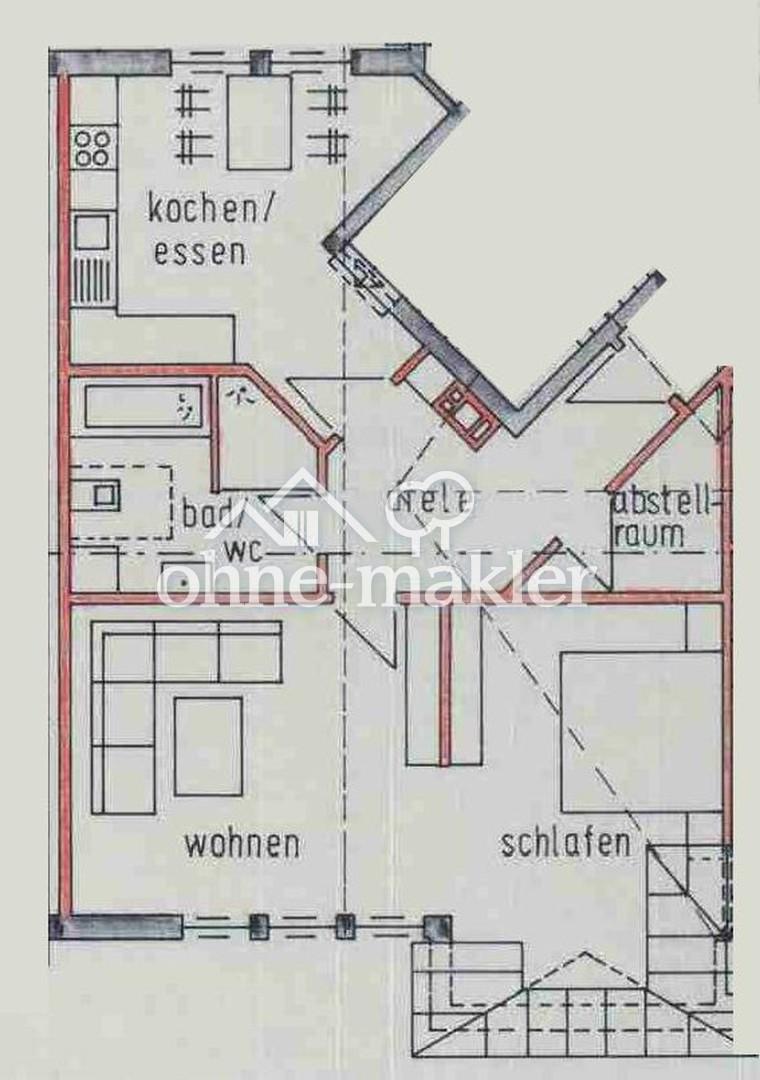 Helle Dachgeschosswohnung mit Marktplatzblick – zentral in Bad Buchau - Photo 5