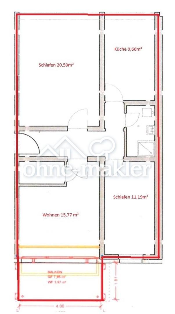 Sanierte Wohnung mit großem Balkon - Photo 5