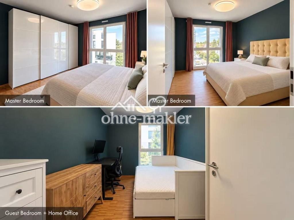 Fully Furnished 3-Room Modern Apartment with Large Balcony and Taunus Views in Oberursel - Foto 5