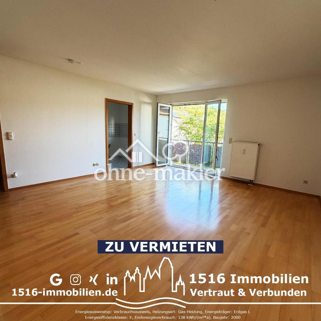 Helle 2-Zimmer-Wohnung mit zwei Balkonen und Tiefgaragenstellplatz in Eichstätt - Foto 3