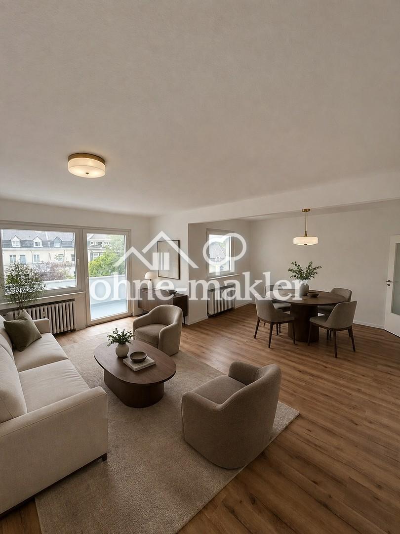 Erstbezug nach Sanierung | Helle 3-Zimmer-Wohnung mit Balkon und zusätzlichem Mansardenraum - Foto 5