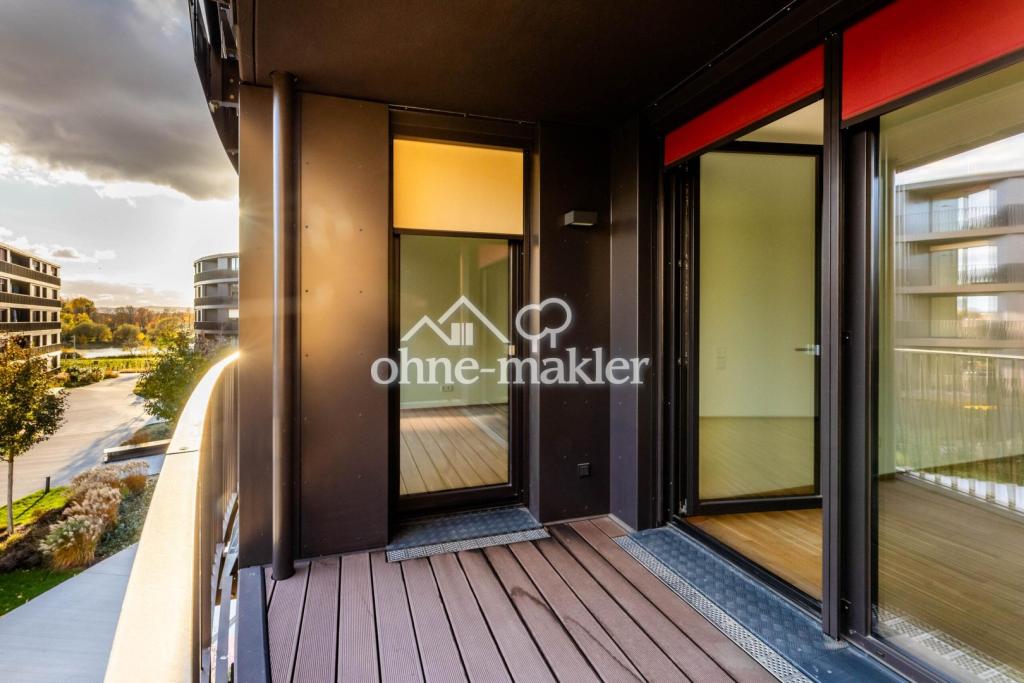 Erstbezug: Exklusive, sonnige 2-Zimmer-Wohnung mit Balkon mit Elbblick in Bestlage im Marina Garden! - Photo 5