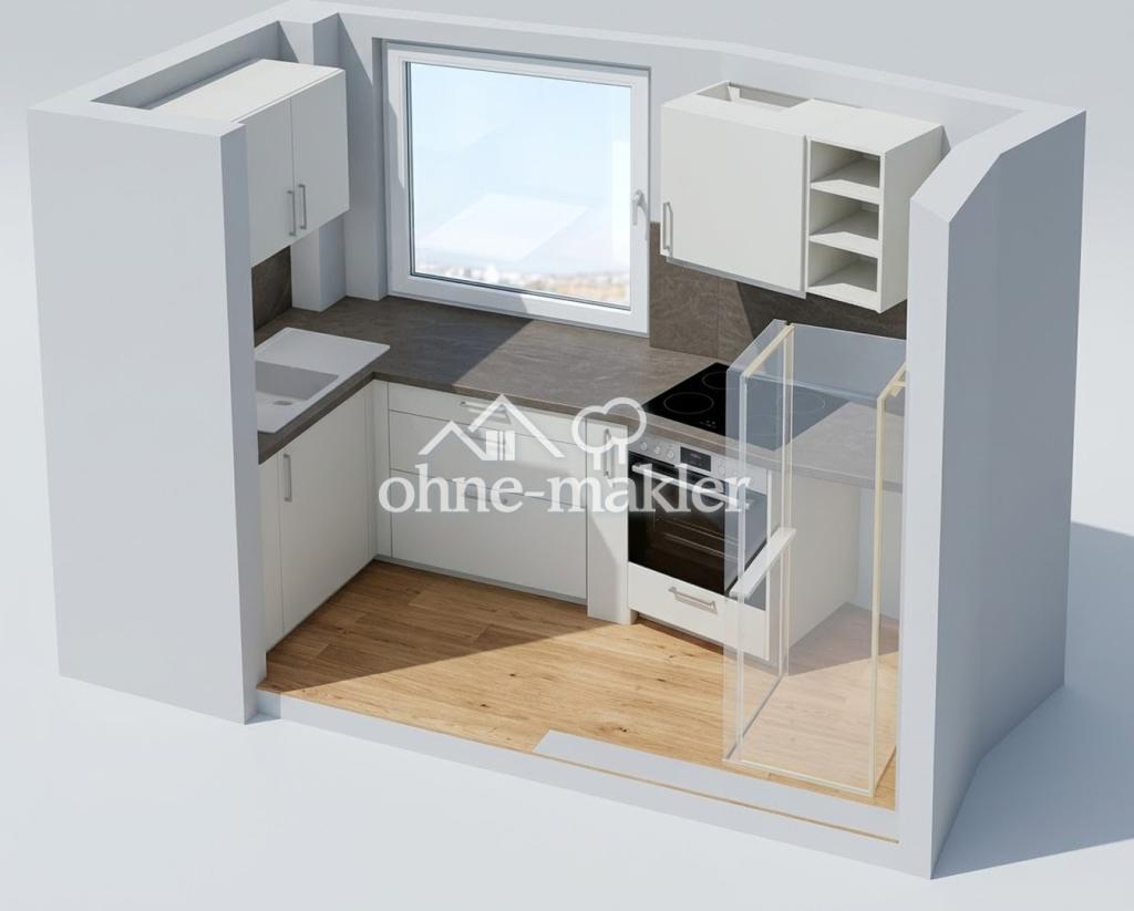 Frisch sanierte 1-Zimmer-Wohnung mit Weitblick über Elmshorn - Foto 2