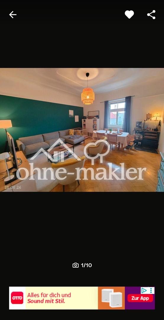 Große 3 Zimmer Altbau Wohnung mit Charm in Neu-Ulm Mitte - Foto 1
