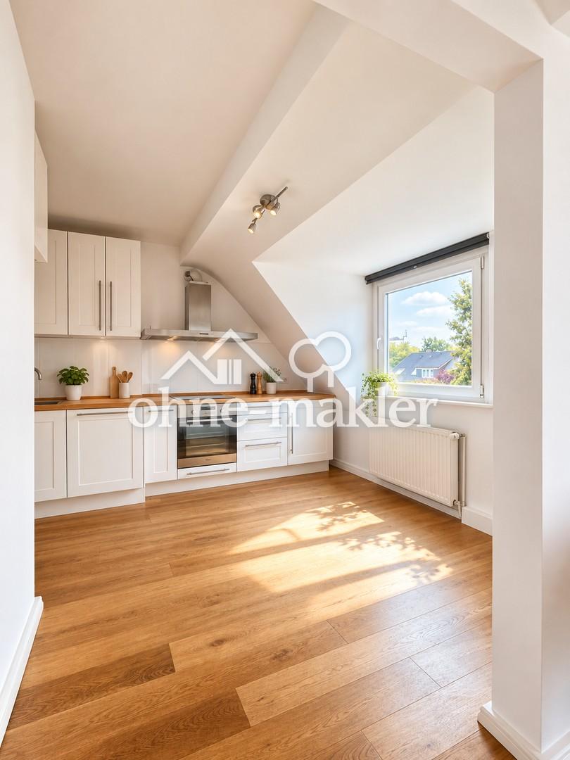 Wohnen über den Dächern Schwachhausens – 2 Zimmer, Dachterrasse und Grünblick - Foto 3