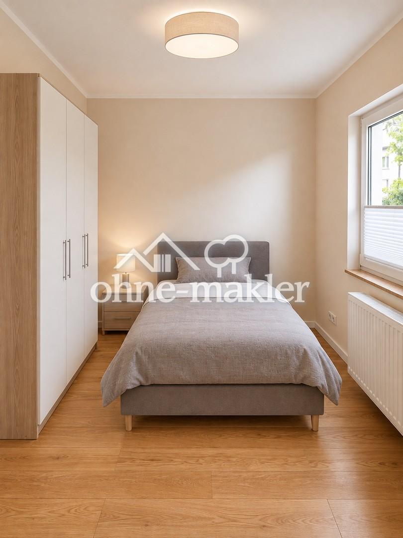 Möblierte 5-Raum Wohnung mit 2 Bädern, Einbauküche und Terrasse - Photo 3