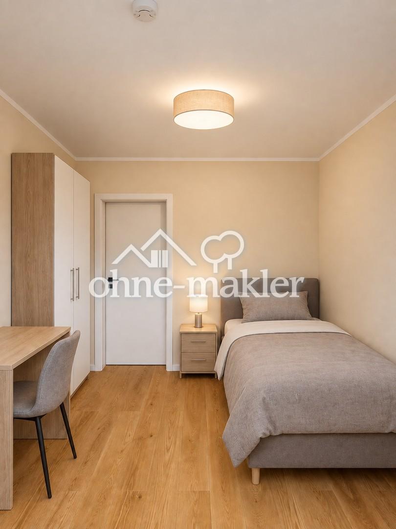 Möblierte 5-Raum Wohnung mit 2 Bädern, Einbauküche und Terrasse - Photo 4