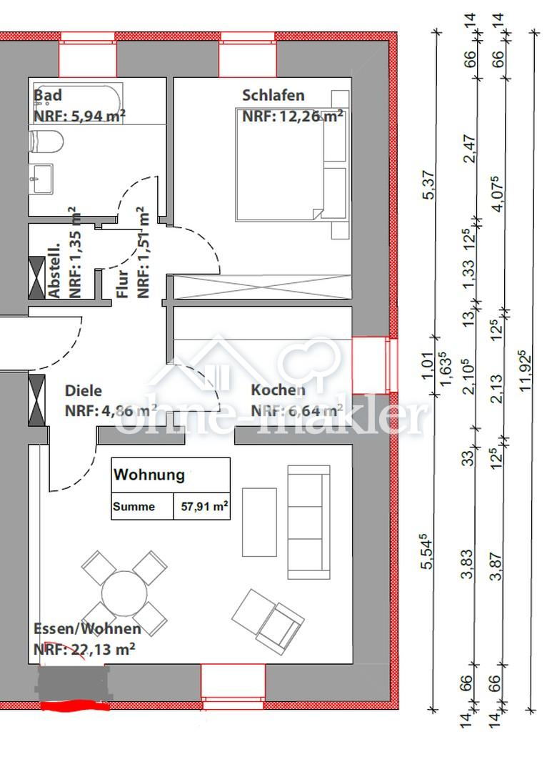 2-Zimmer-Wohnung ab sofort - Photo 2