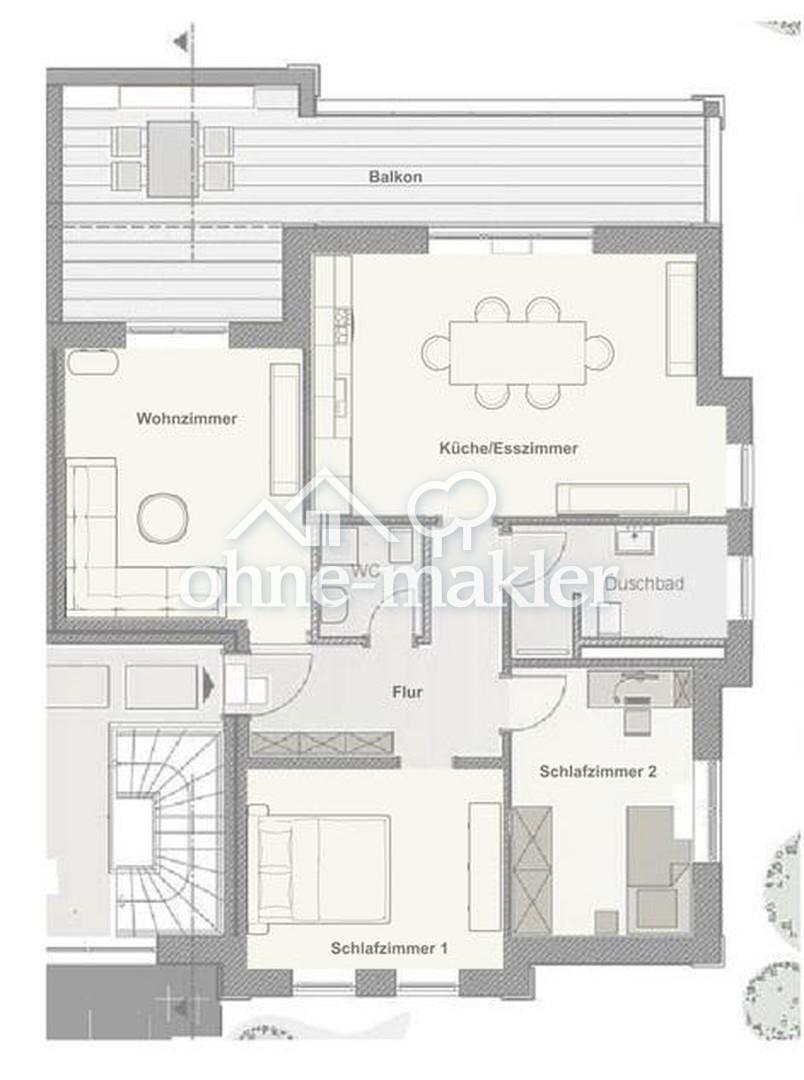 Moderne Wohlfühloase: Helle 3- bis 4-Zimmer-Obergeschosswohnung mit Balkon als Erstbezug - Photo 5