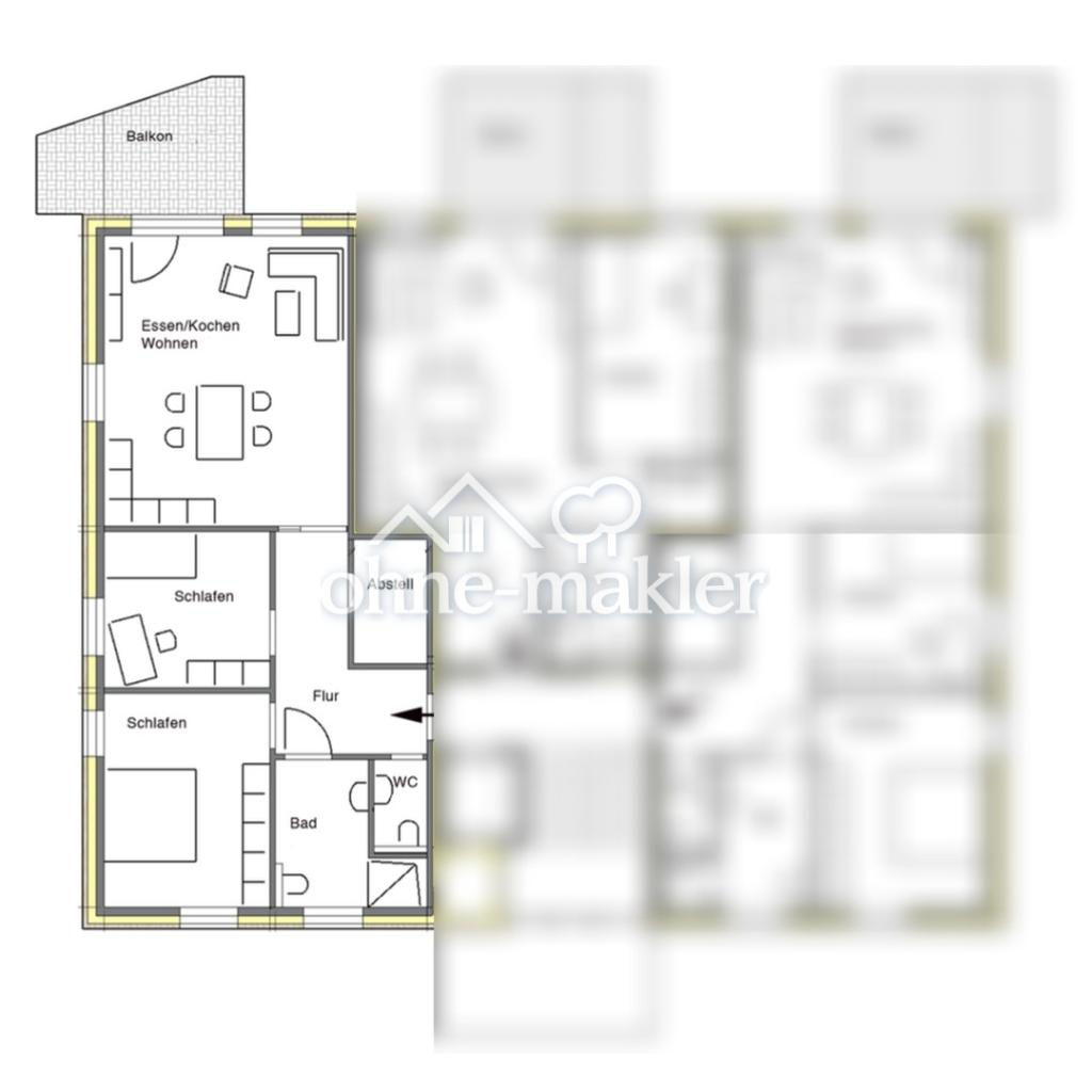 ERSTBEZUG: Großzügige 3-Zimmer-Neubauwohnung mit Südbalkon in Barkhausen - Foto 1