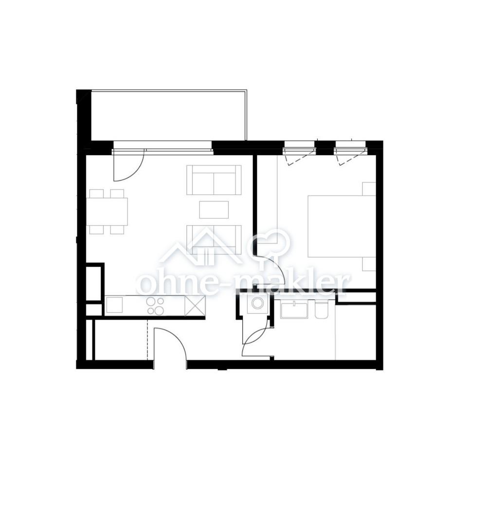 Helle 2-Zimmer-Wohnung mit Einbauküche und Balkon in Pankow - Photo 5