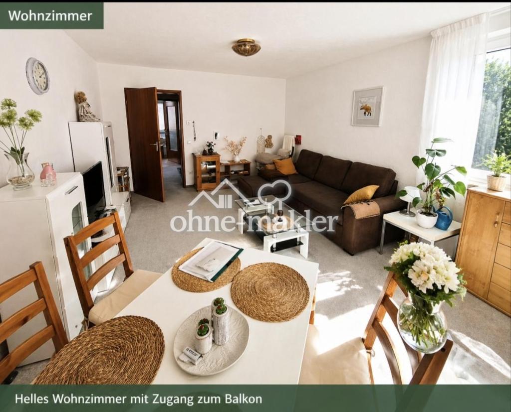 Helle 2-Zimmer-Wohnung mit großem Balkon & Blick ins Grüne Aufzug | Heidenheim - Foto 1