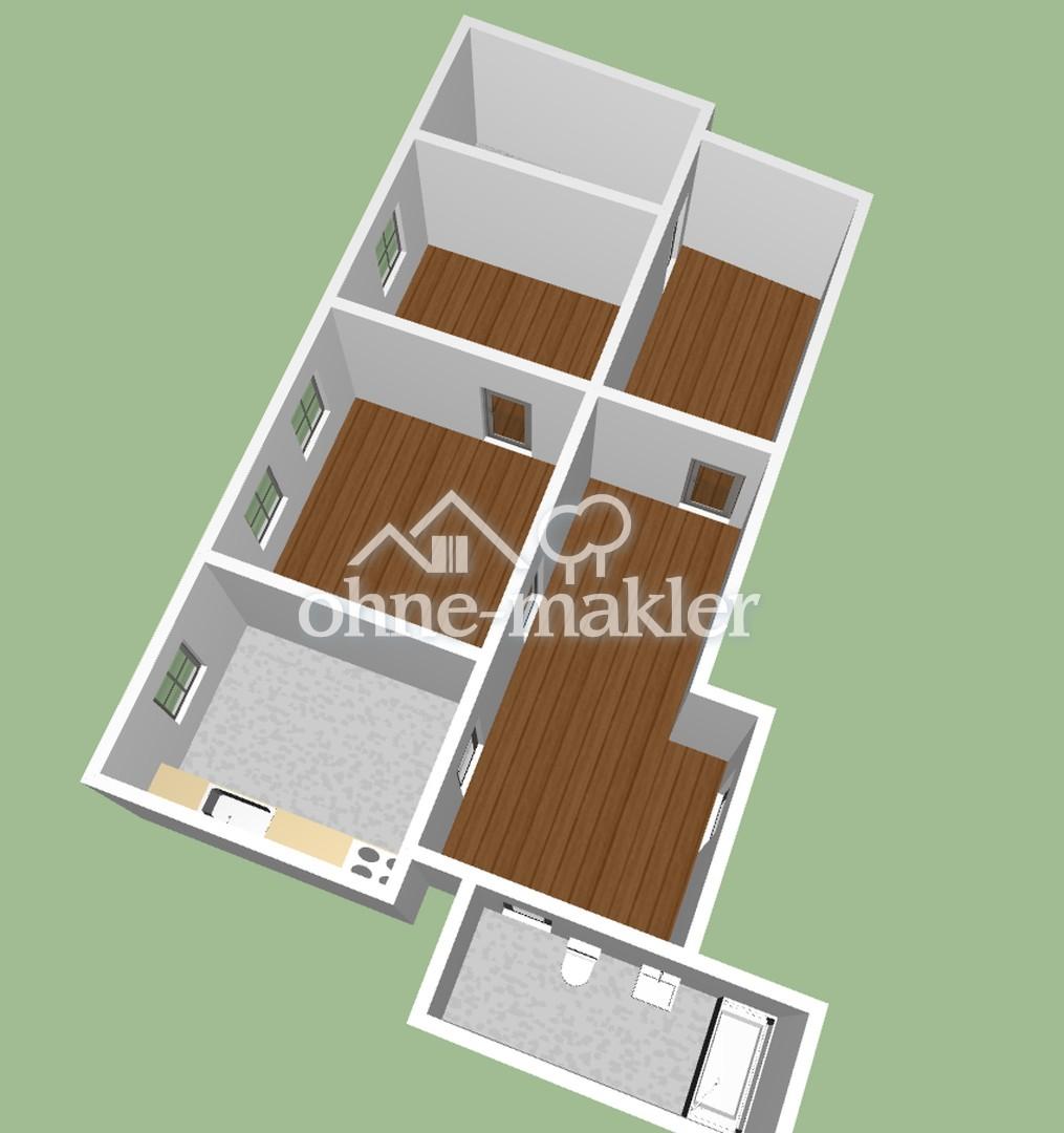 3-Zimmer DG-Wohnung in der Kernstadt - WG geignet (Whg 7014) - Photo 2