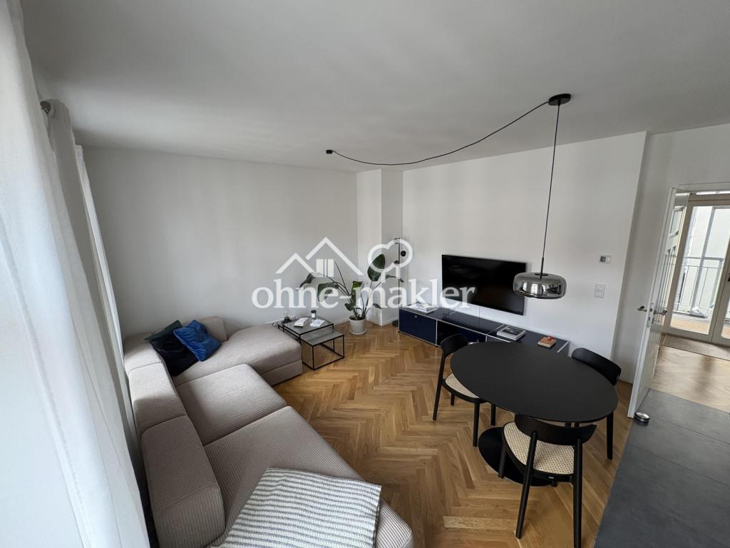 Neu sanierte 3-Zimmer-Wohnung mit Luxus-Einbauküche & großem Balkon zu vermieten - Photo 1