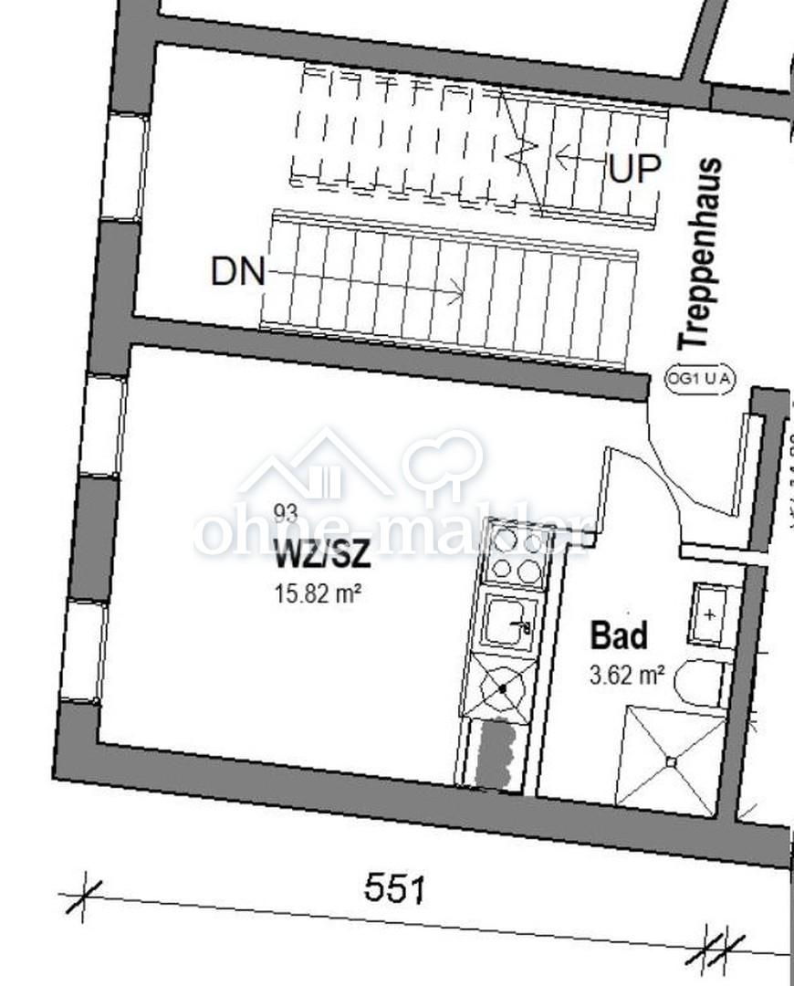 Moderne 1 Zimmer Wohnung in Rüdesheim am Rhein mit Einbauküche - Photo 3