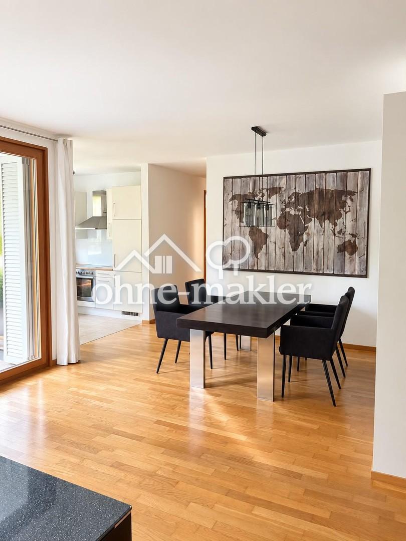 Stilvoll möblierte 3-Zimmer-Wohnung mit Terrasse,Garten &Tiefgarage an der Theresienhöhe - Photo 4