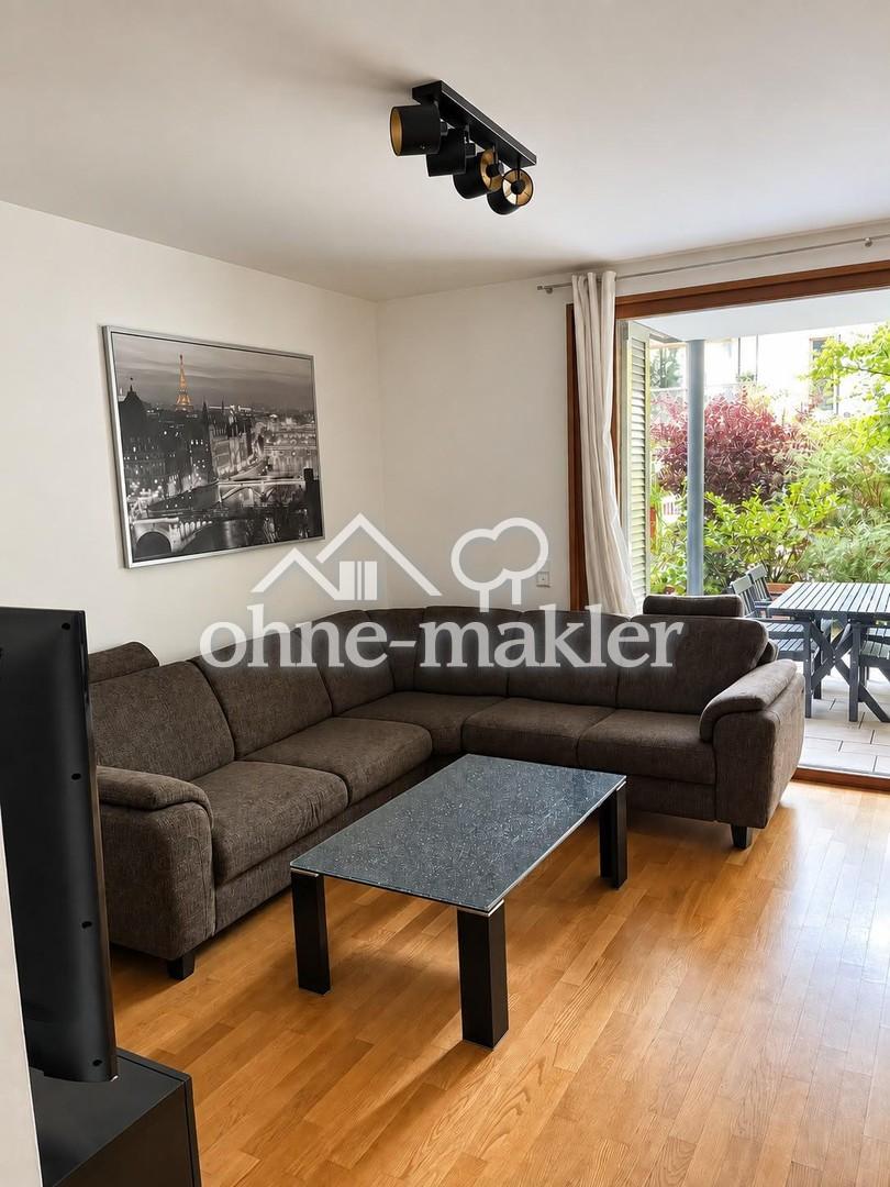 Stilvoll möblierte 3-Zimmer-Wohnung mit Terrasse,Garten &Tiefgarage an der Theresienhöhe - Photo 3