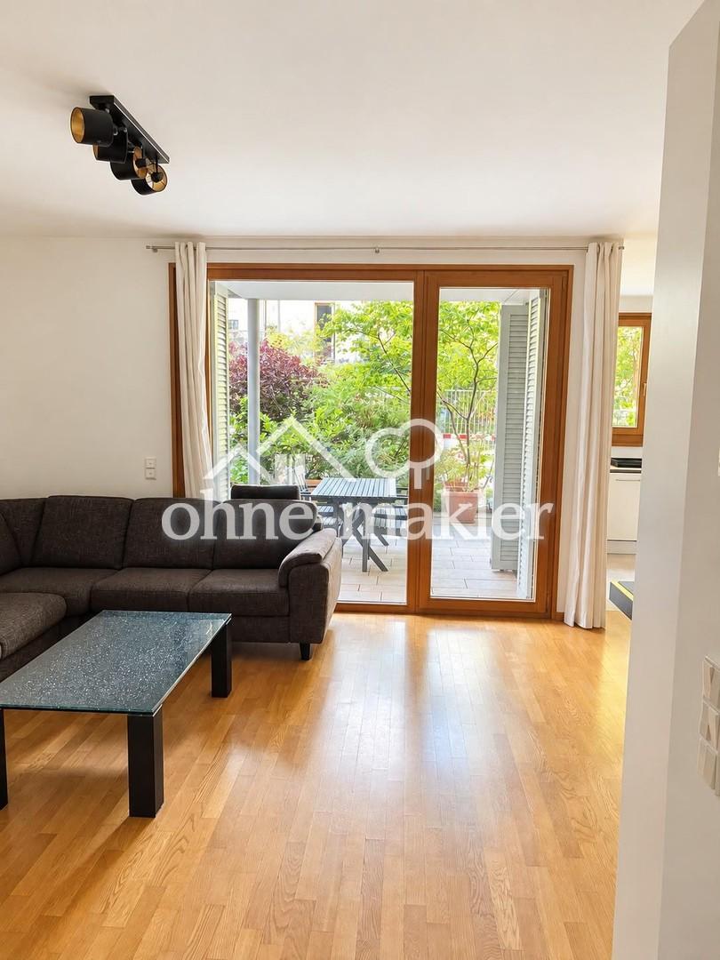 Stilvoll möblierte 3-Zimmer-Wohnung mit Terrasse,Garten &Tiefgarage an der Theresienhöhe - Photo 1