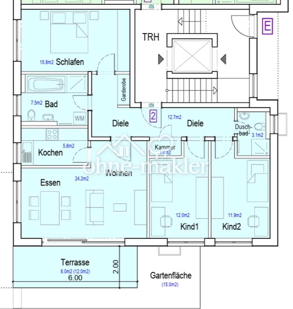 Moderne und helle 4-Zi.- Wohnung mit großzügiger Terrasse in Bestlage von Obertshausen - Foto 4