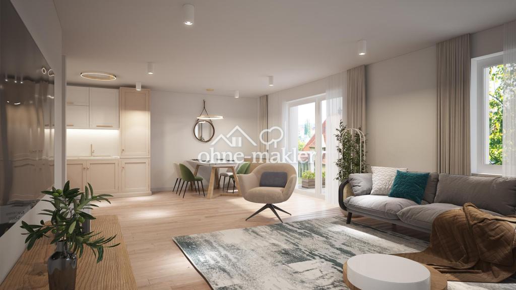 3 Zimmer Neubauwohnung mit 84m² Wohnfläche und großem Balkon - Foto 3