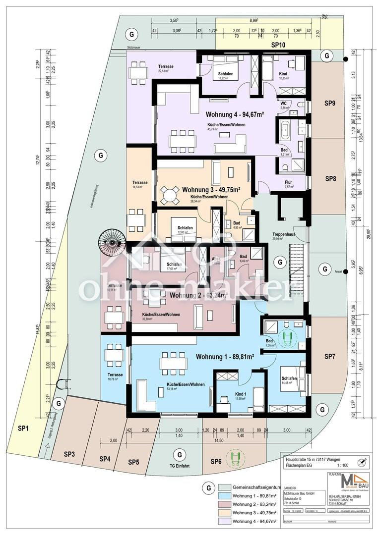 Neubau als Erstbezug in Wangen: Barrierefrei, Erdwärme-Kühlung, Balkon & Tiefgarage - Foto 5
