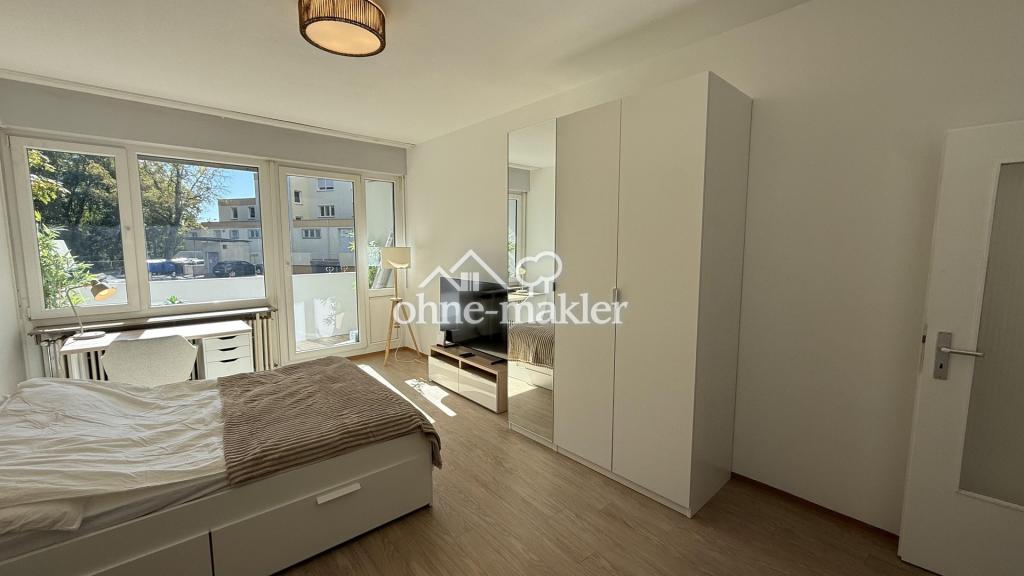 Möbliert auf Zeit: 1-Zi.-Apartment mit Morgensonnen-Balkon, alles inklusive – Erlangen - Foto 2