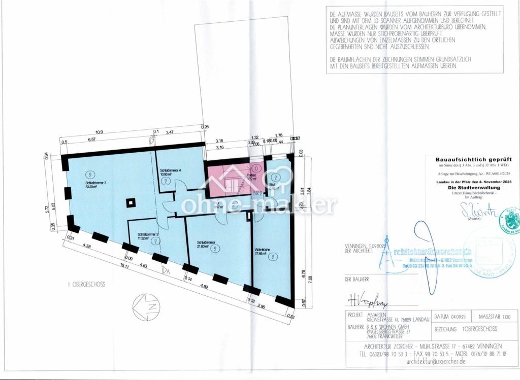 Frisch saniert: 4ZKB, 116 m² + Kellerabteil, Fußgängerzone – 2,70 m Deckenhöhe, Haustechnik neu - Foto 5