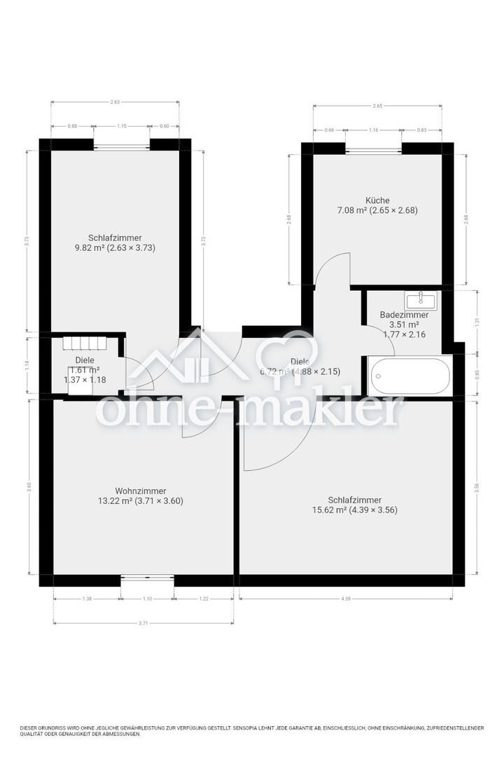 Frisch renoviert: 3,5 Zimmer mit Platz fürs Homeoffice in Duisburg-Meiderich - Foto 4