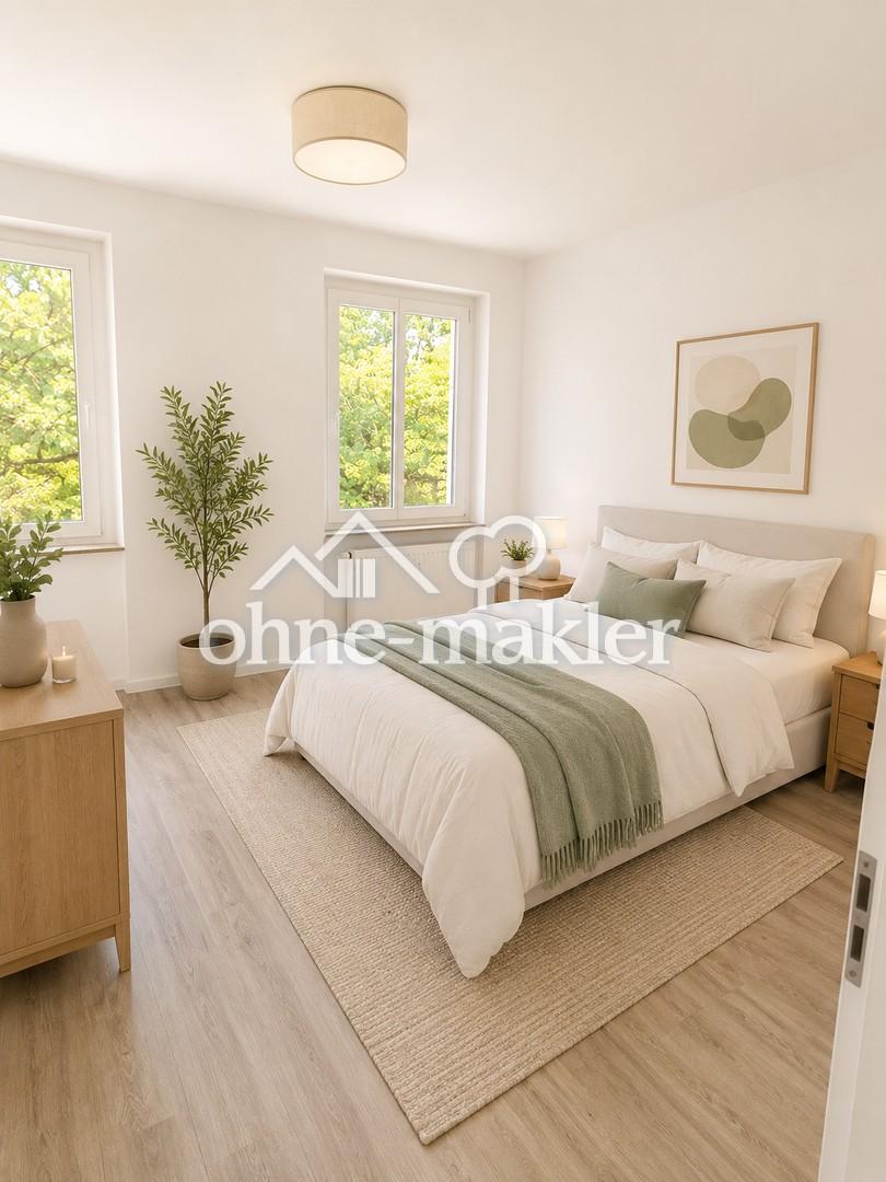 Kernsanierte 3-Zimmer­wohnung mit Balkon und Einbauküche - Photo 3