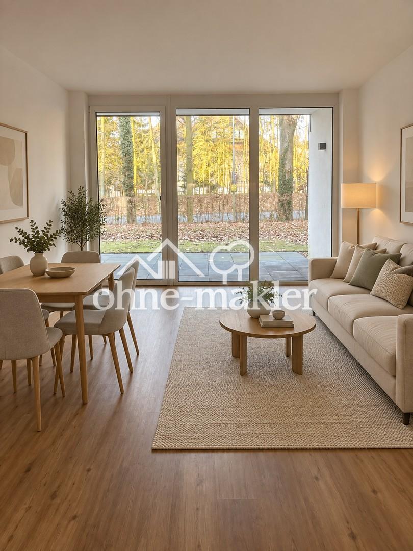 Exklusive 2-Zimmererdgeschosswohnung mit großer Sonnenterrasse und hochwertiger Einbauküche - Foto 1