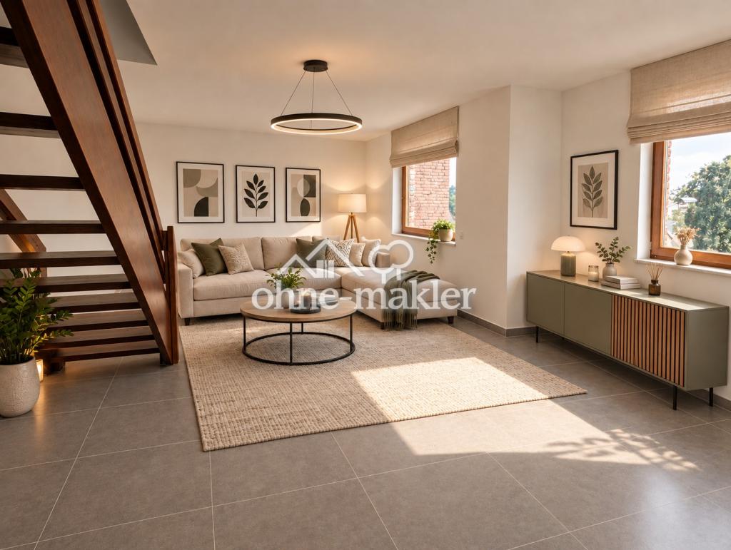 Komplett sanierte 3-Zimmer-Maisonettewohnung mit 2 Bädern in zentraler aber ruhiger Lage - Photo 2