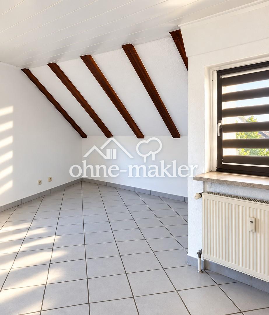 Gemütliche 3-Zimmer-Dachgeschosswohnung mit Balkon und Blick ins Grüne in Reinheim - Foto 5