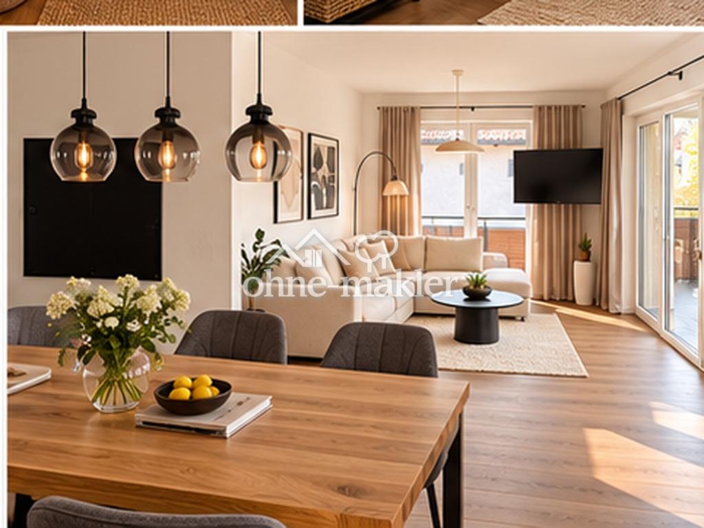 # Moderne 3-Zimmer-Wohnung im QNG-Neubau mit Balkon - Foto 1