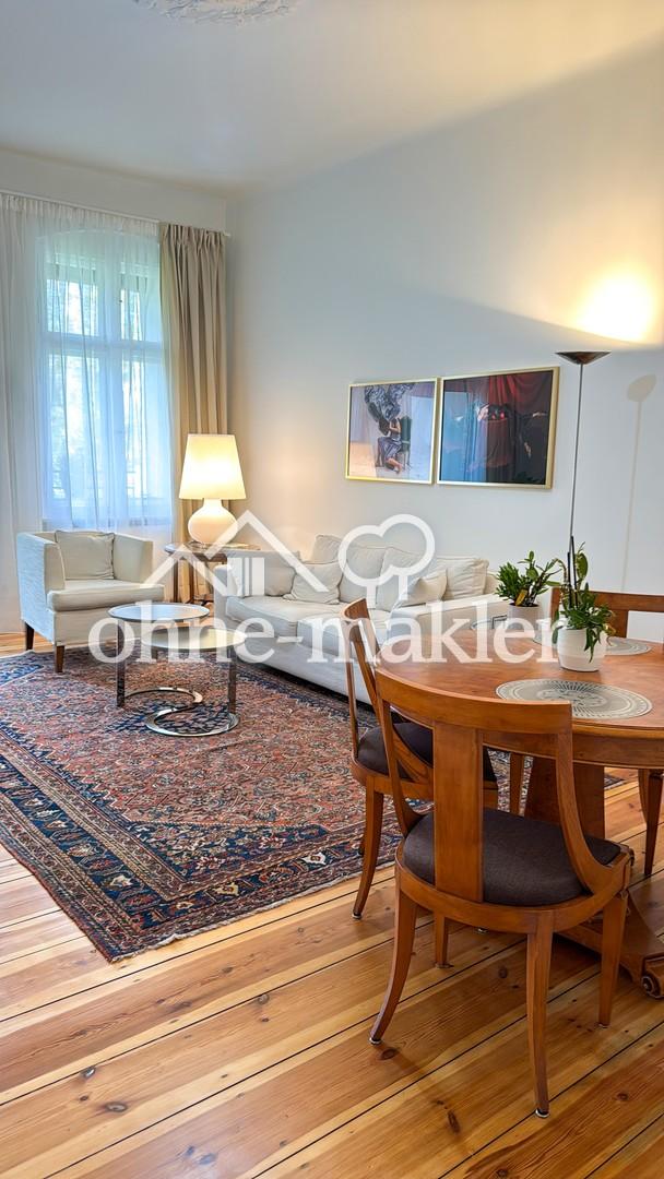Stilvoll vollmöblierte 65 m² Altbauwohnung mit Balkon – direkt am Stadtpark Steglitz - Foto 2