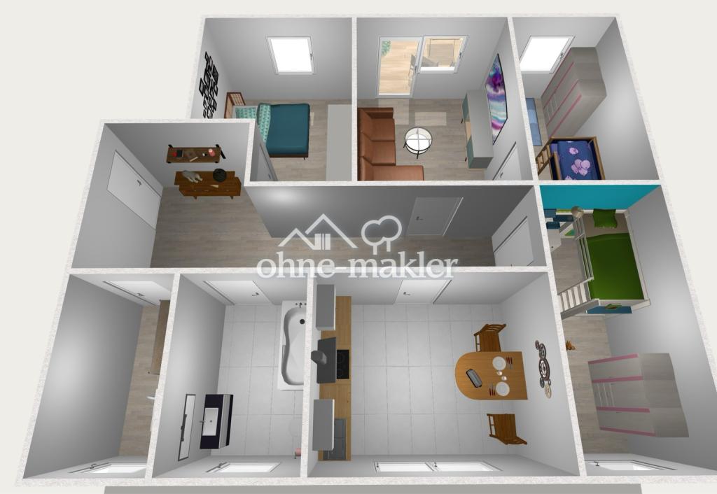 Helle 4-Raum-Wohnung mit Balkon & frisch renoviert – Idyllisches Wohnen im grünen Prießnitz! - Photo 4