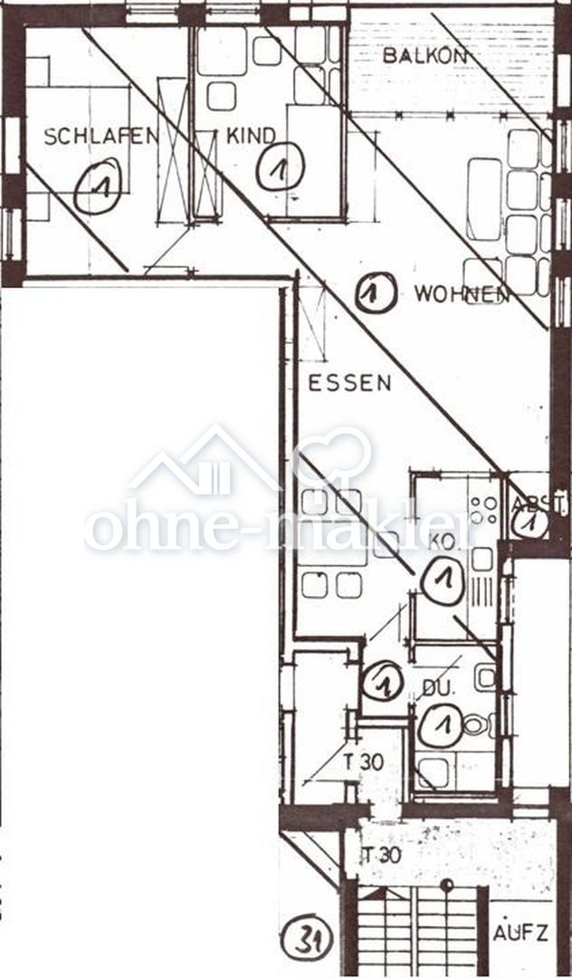 Vorankündigung: Neu sanierte 3 Zimmer Wohnung mit sonnigem Balkon, Aufzug, TG-Stellplätzen - Foto 3