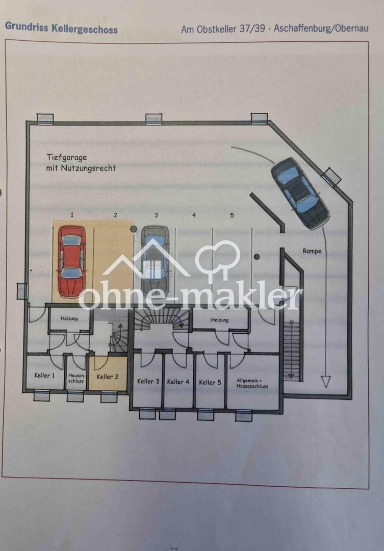 Großzügige Maisonettewohnung mit 3 Balkonen in Aschaffenburg-Obernau - Foto 4