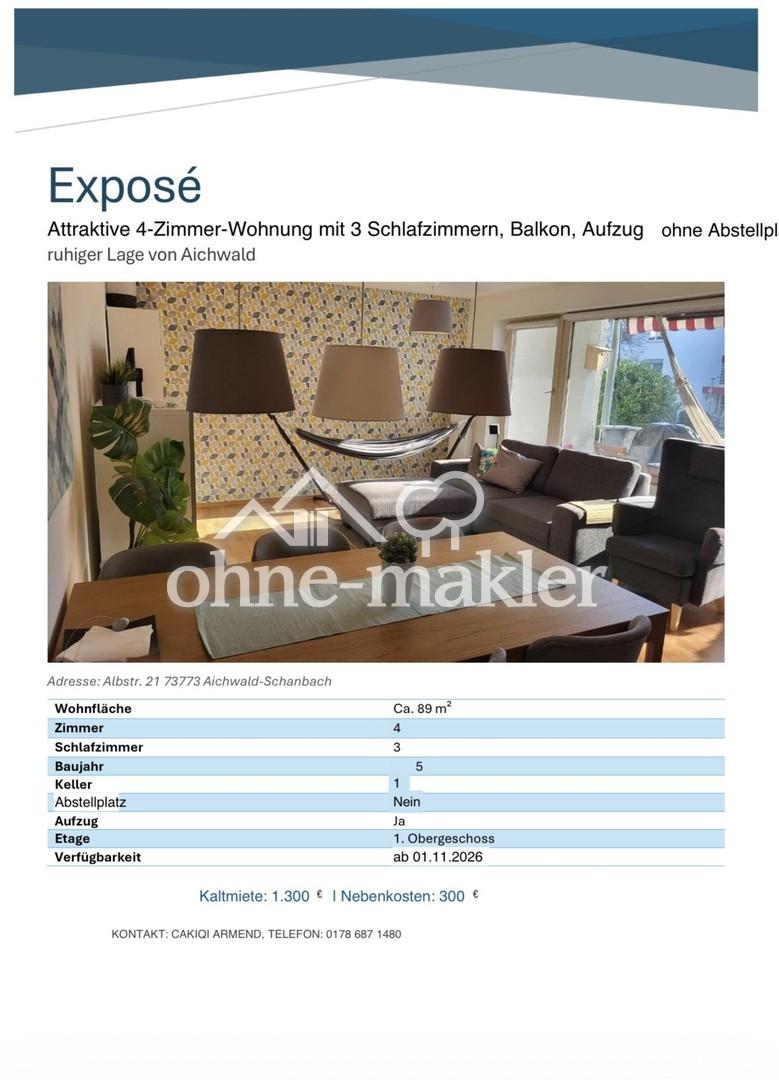 4 Zimmer Wohnung Aichwald - Photo 1