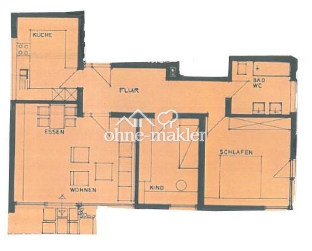 Zu vermieten: schöne, renovierte 3-Zimmer-Wohnung mit herrlicher Aussicht - Photo 3