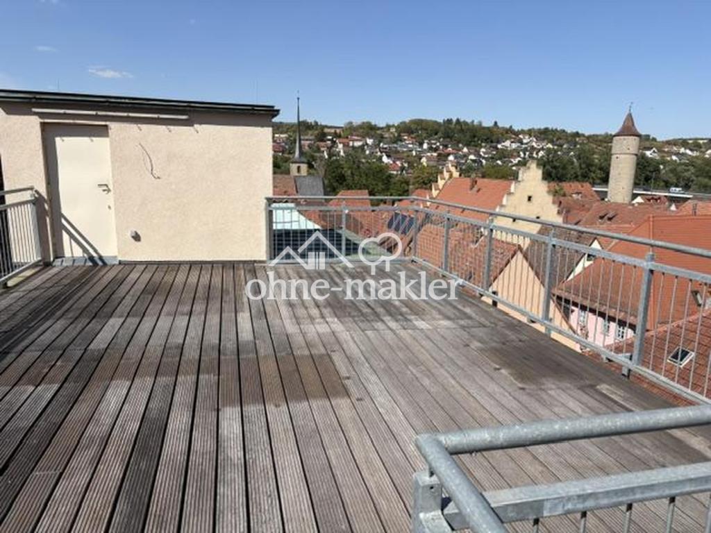 Ochsenfurt 3,5 ZKNBad Wohnung grosse Dachterrasse 5 Jahre jung od 2,5 ZKNB o zusammen als Maisonette - Foto 5