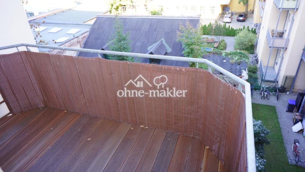 Johannstadt, Nähe Medak, Schöne 4-Raum-Wohnung mit Dielenfußboden und Balkon - Photo 3