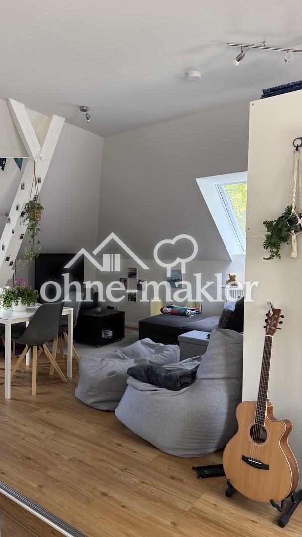 Helle 1-Zimmer-Dachgeschosswohnung mit Einbauküche, 50 m², Schleswig, Wohnung 13.2 - Foto 1