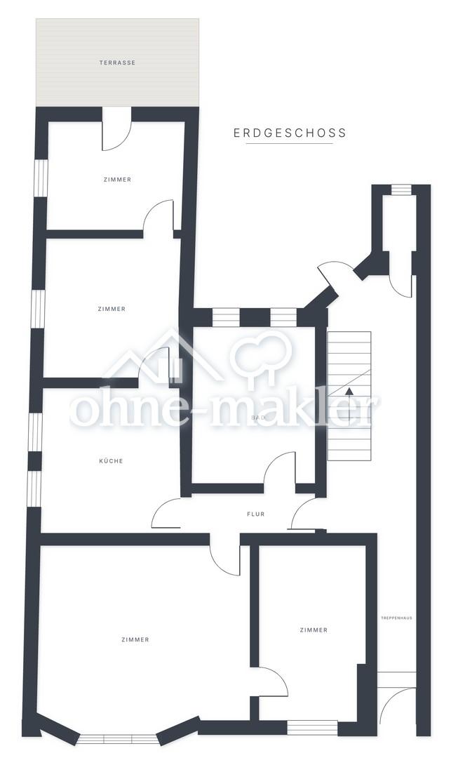 Sanierte Erdgeschosswohnung mit Terrasse - Foto 4