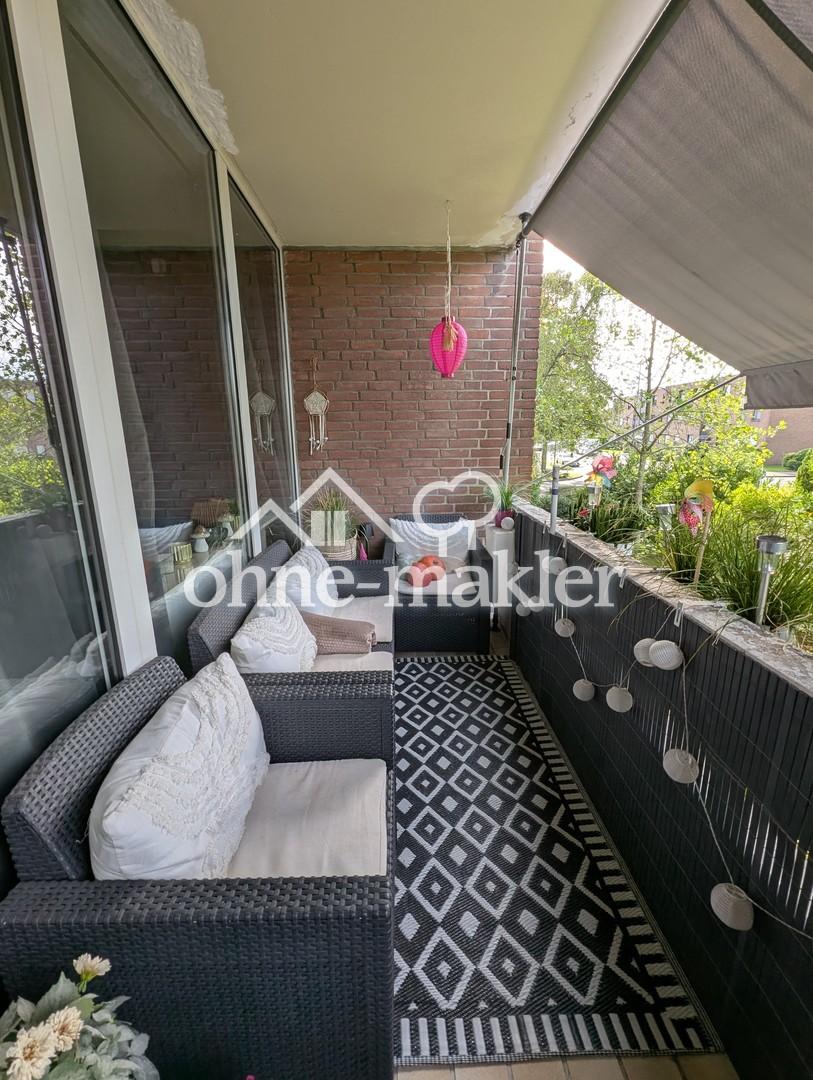 Erstbezug nach Komplettsanierung! Modernisierte 3-Zimmer-Erdgeschosswohnung mit Balkon & in Fischeln - Foto 3