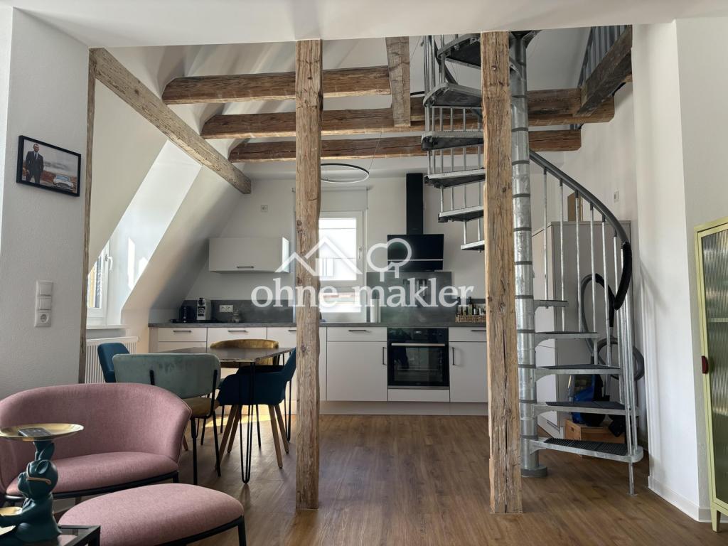 Zeitlich befristet - Stilvolles möbliertes Apartment im Herzen Bambergs - Photo 2