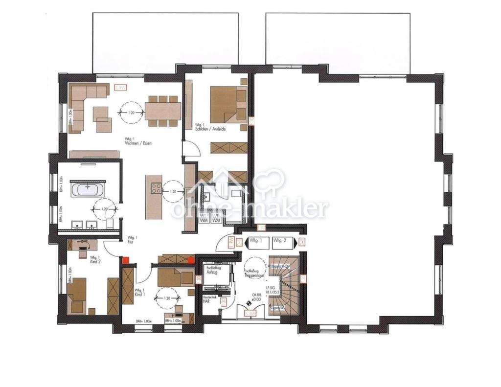 Stilvolles Wohnen: 4 Zimmer Erdgeschosswohnung mit Terrasse im Villen-Quartier - Photo 5